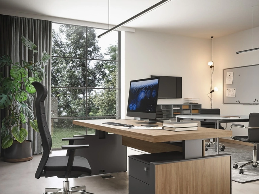 Poltrona Direzionale Montreal in tessuto di Cinquanta3